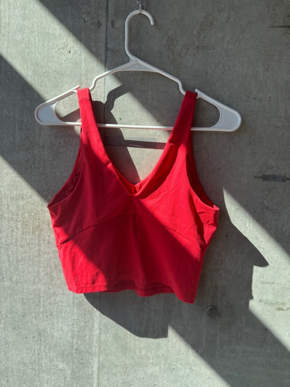all in motion Red V-Neck Cropped Tank - Women's - Picture 3 of 3
